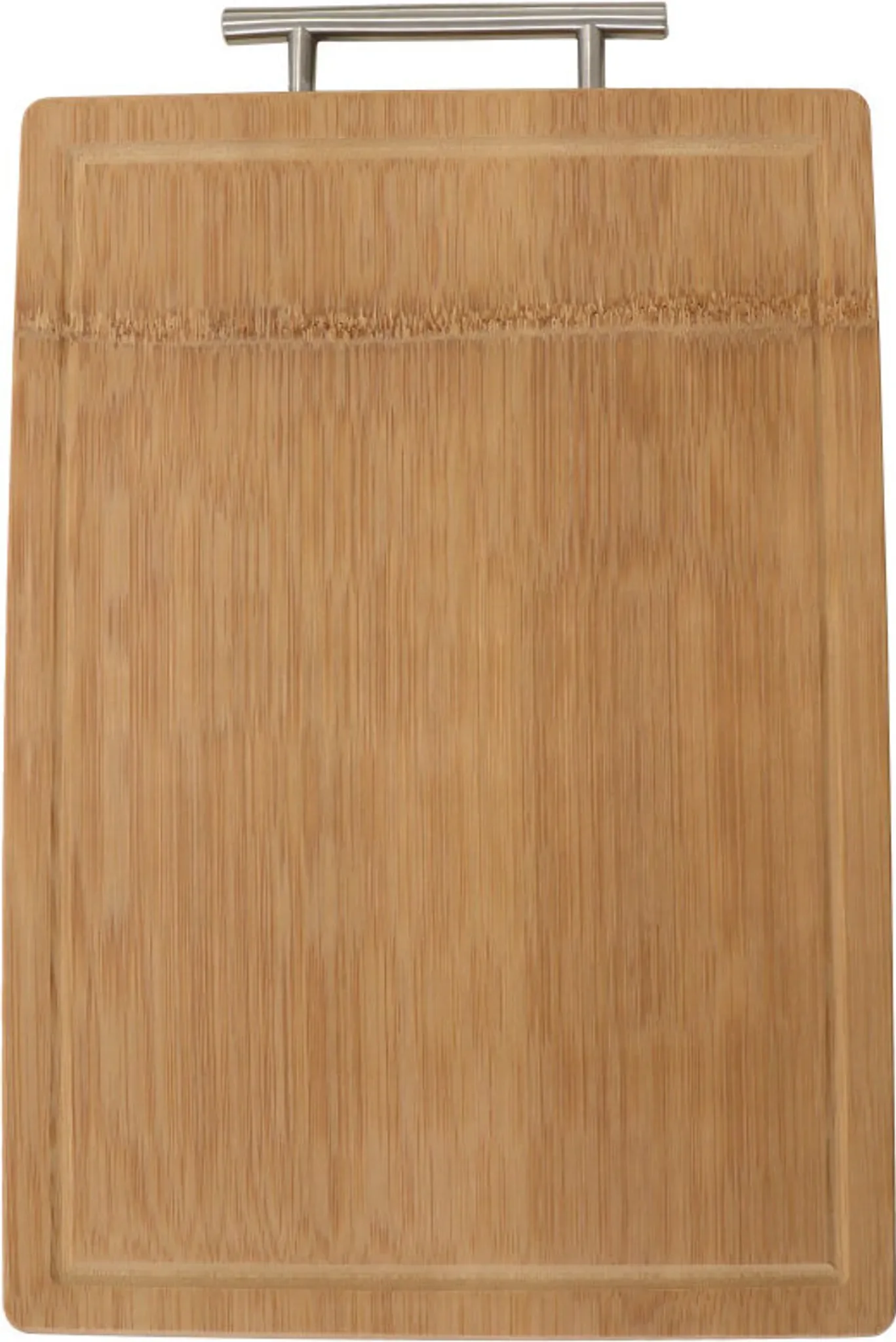 Schneidebrett aus Bambus mit Griffleiste – 28 × 38 cm