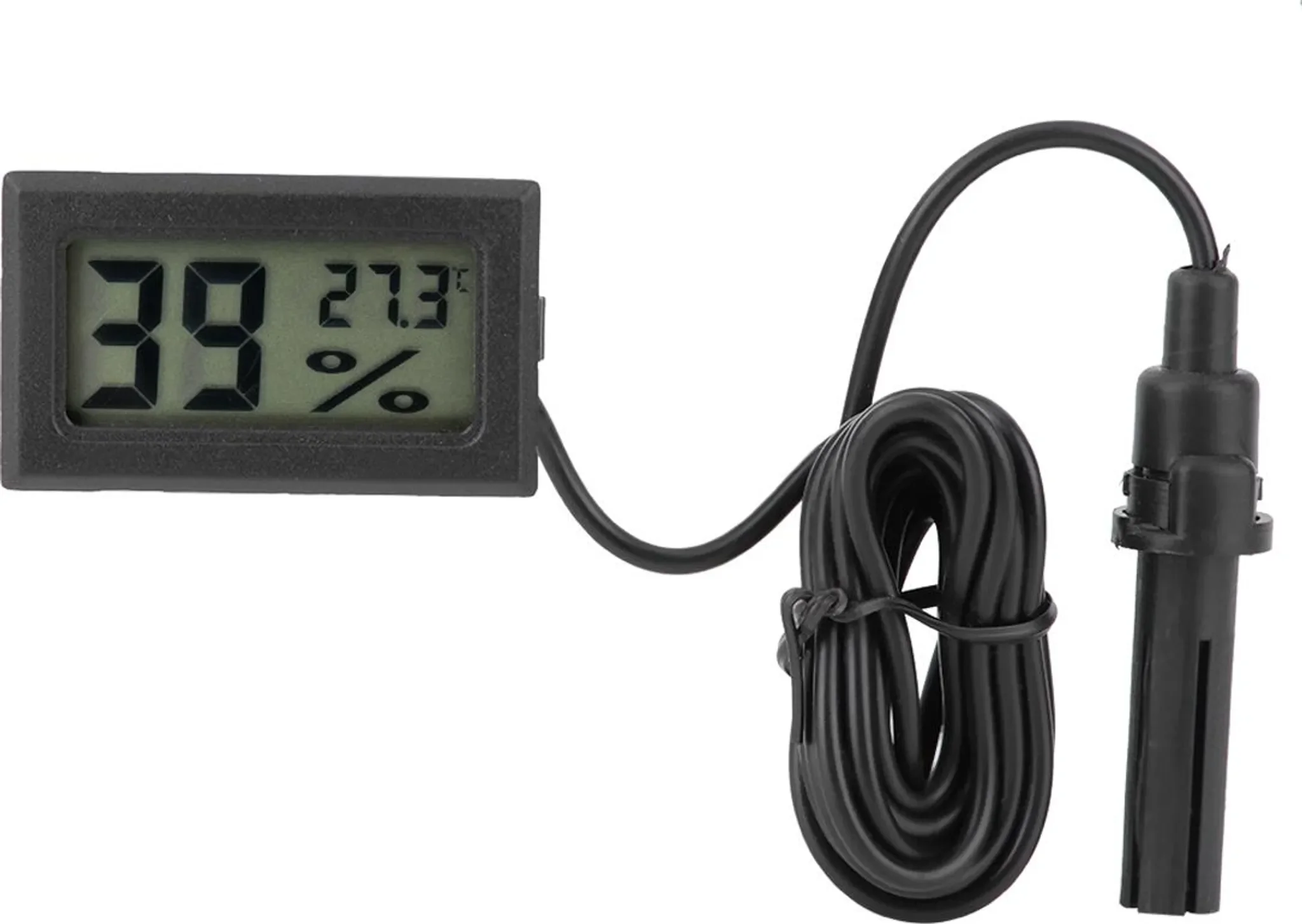 Digitales Thermometer & Hygrometer – Einbaugerät für Küche & Haushalt