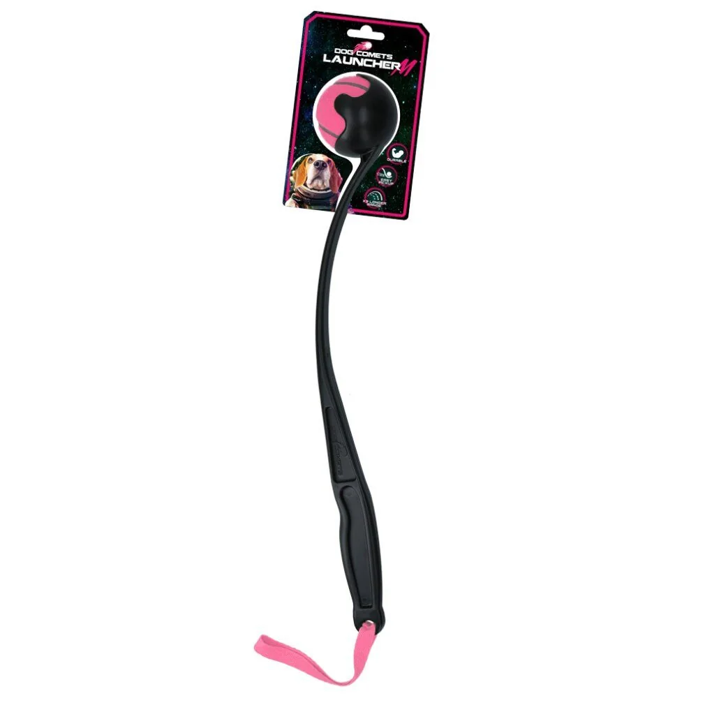 HOLLAND ANIMAL CARE Dog Comets Ball Launcher Rosa 48 cm Hundespielzeug