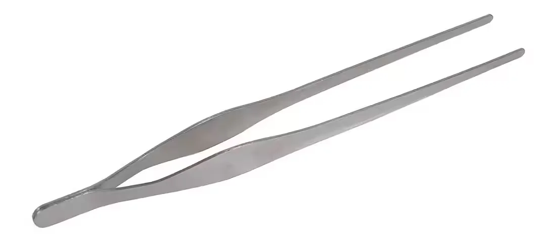 Buri Grillzange Edelstahl 30 cm Küchenzange Grillbesteck