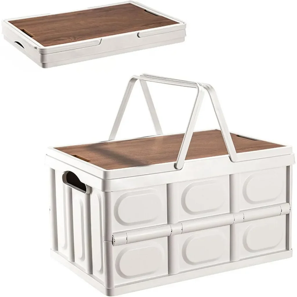 Dopwii Aufbewahrungsbox 30L faltbar für Auto Kofferraum Camping