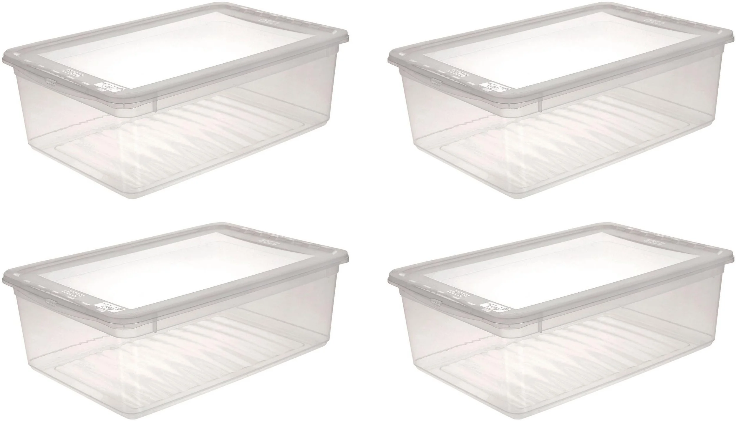 KEEEPER Aufbewahrungsbox bea Set 4 St 3 x 11 L mit Air Control System