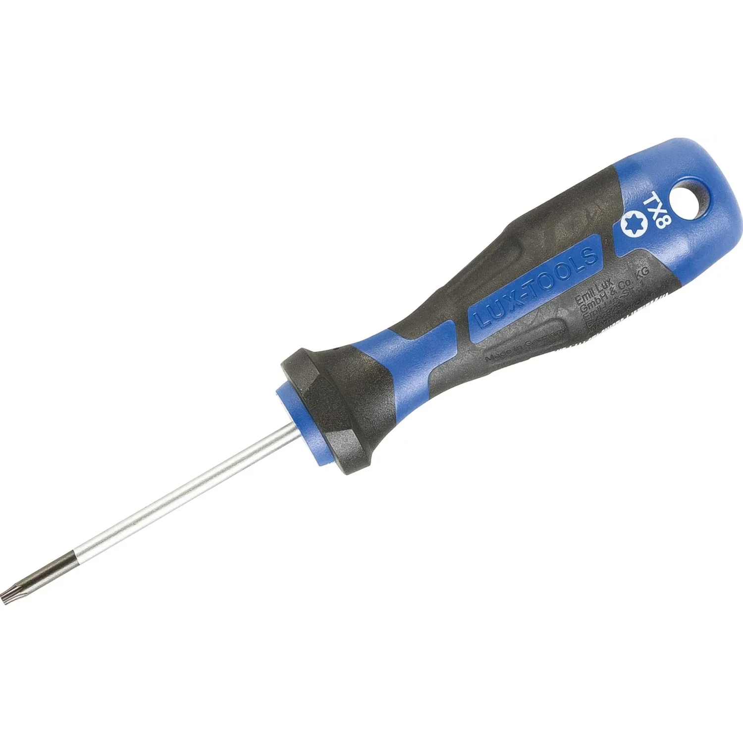 LUX-TOOLS Torx-Schraubendreher TX8, Klinge 60 mm