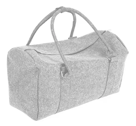Buri Reisetasche aus Filz 50x30x23 cm Sporttasche Shopper Tragetasche