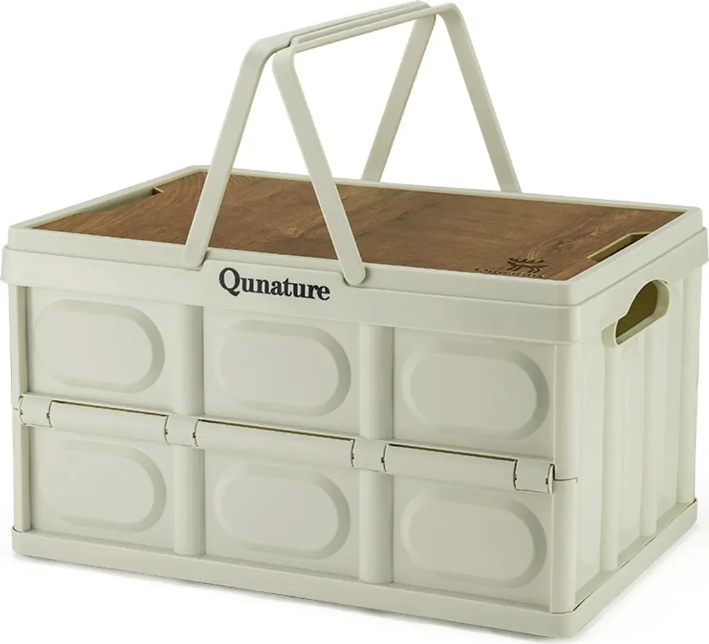 ROCKBROS Qunature Camping Klappbox faltbar 55L mit Deckel und Griff