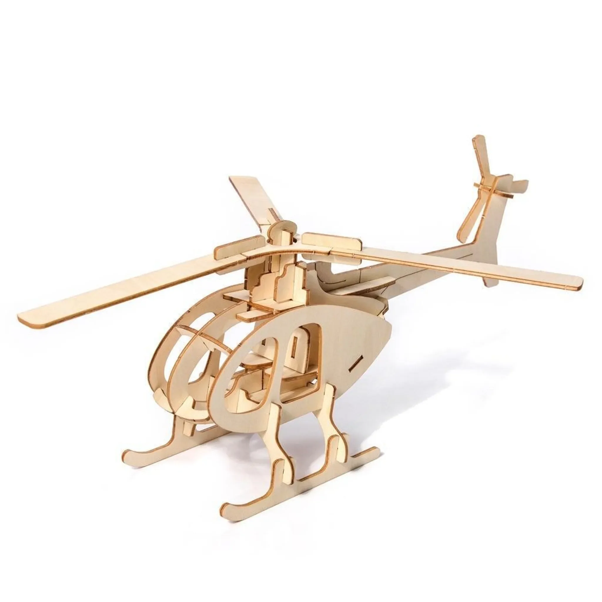 3D Holzpuzzle – Hubschrauber Modell