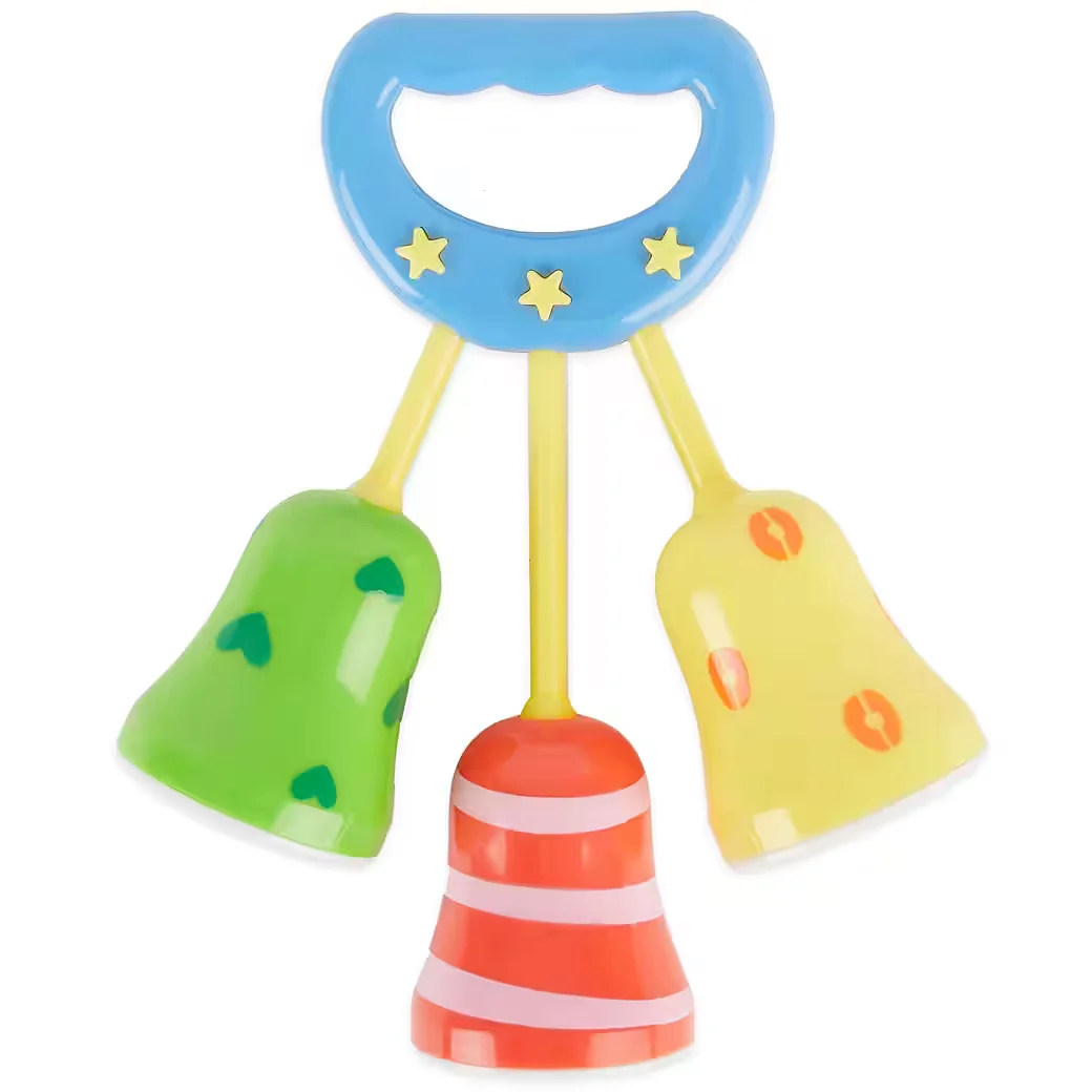 BIECO Baby Greifling Rassel mit Glöckchen Musikinstrument