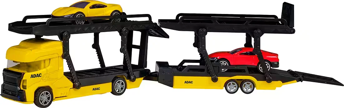 HAPPY PEOPLE ADAC Die-Cast Spielzeug-Transporter inkl. 2 Fahrzeuge