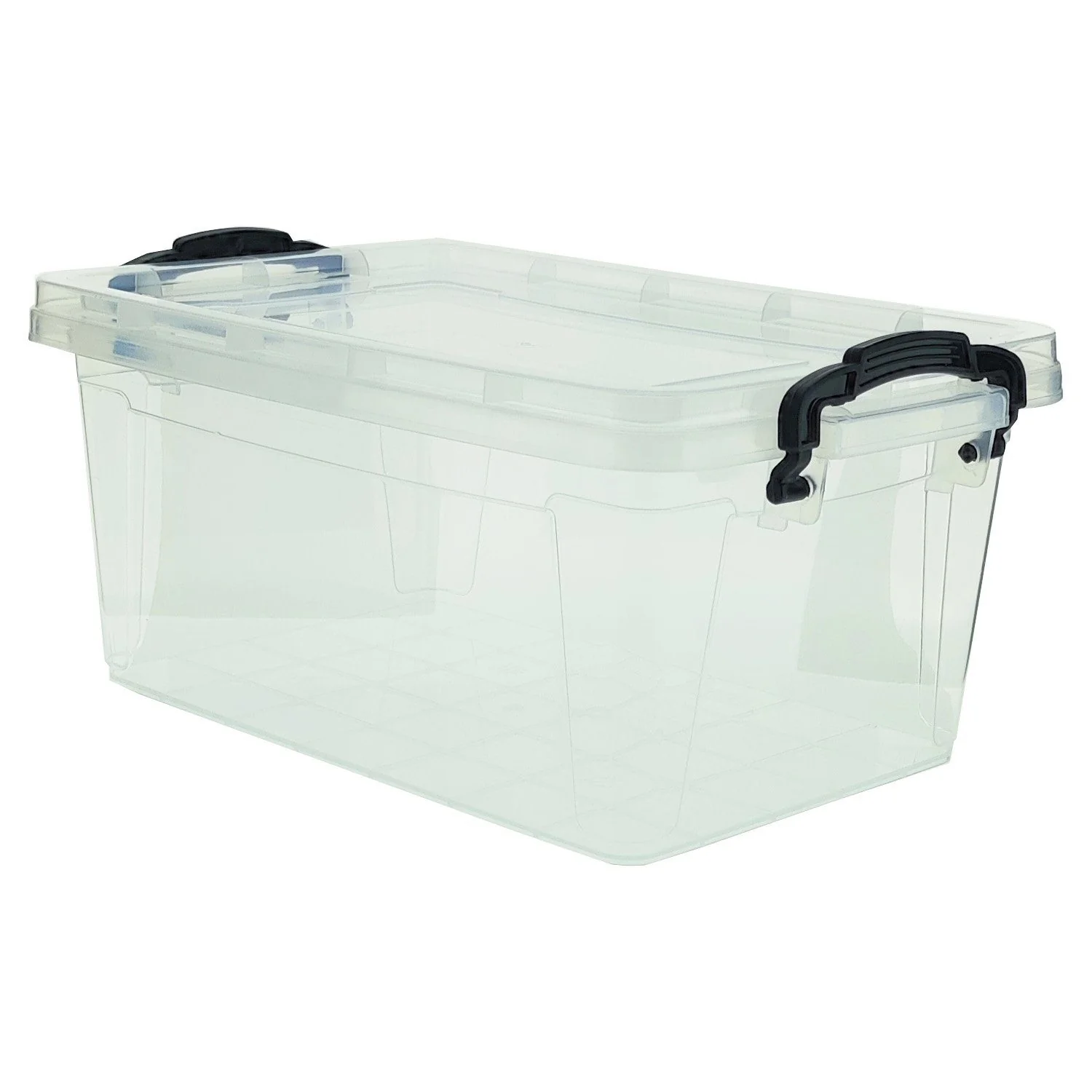 Centi Aufbewahrungsbox Klarsichtbox mit Deckel 3 l 11,5 x 26 x 17 cm