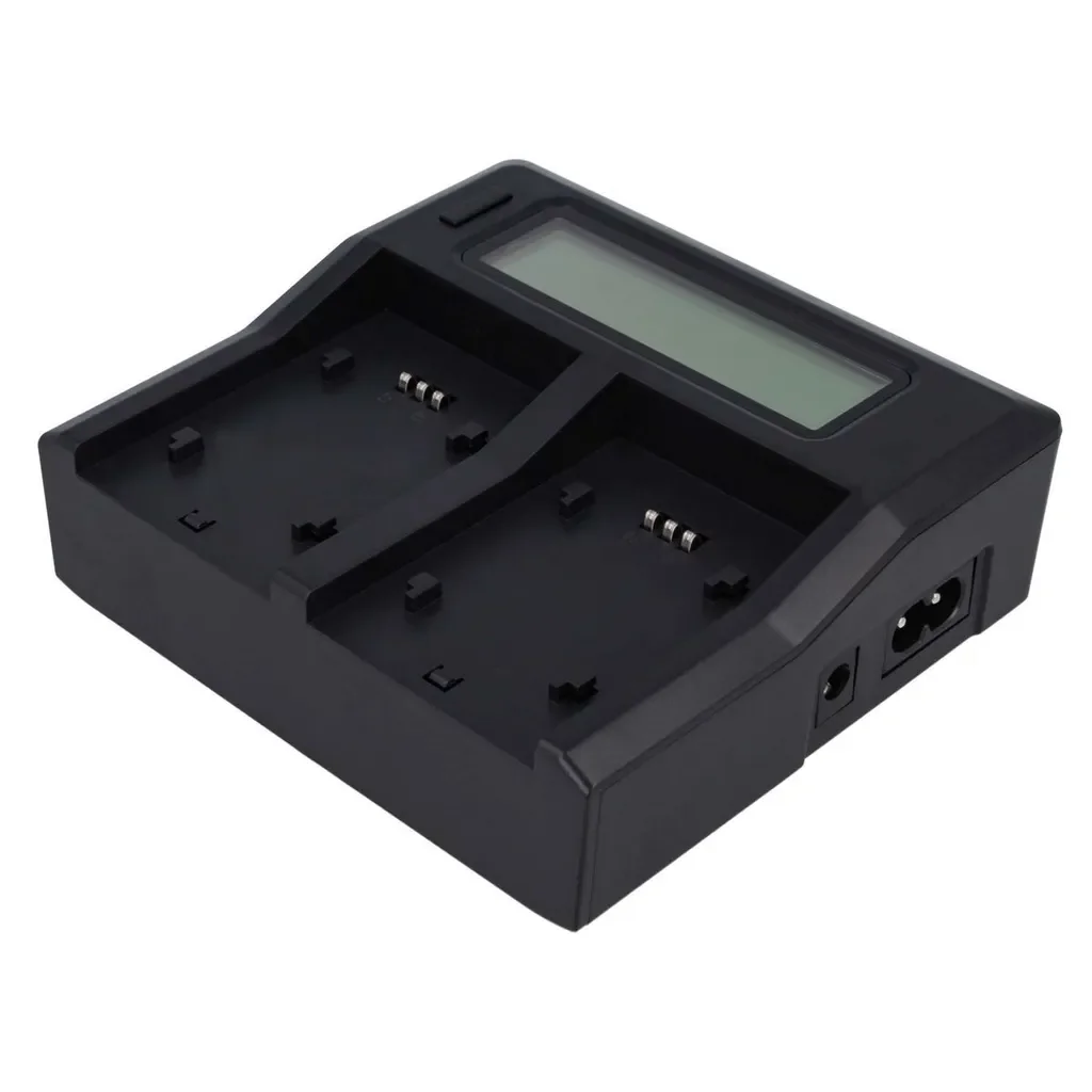 Akku-King Dual Ladegerät für Kodak K5001, USB, LCD, Schnellladung