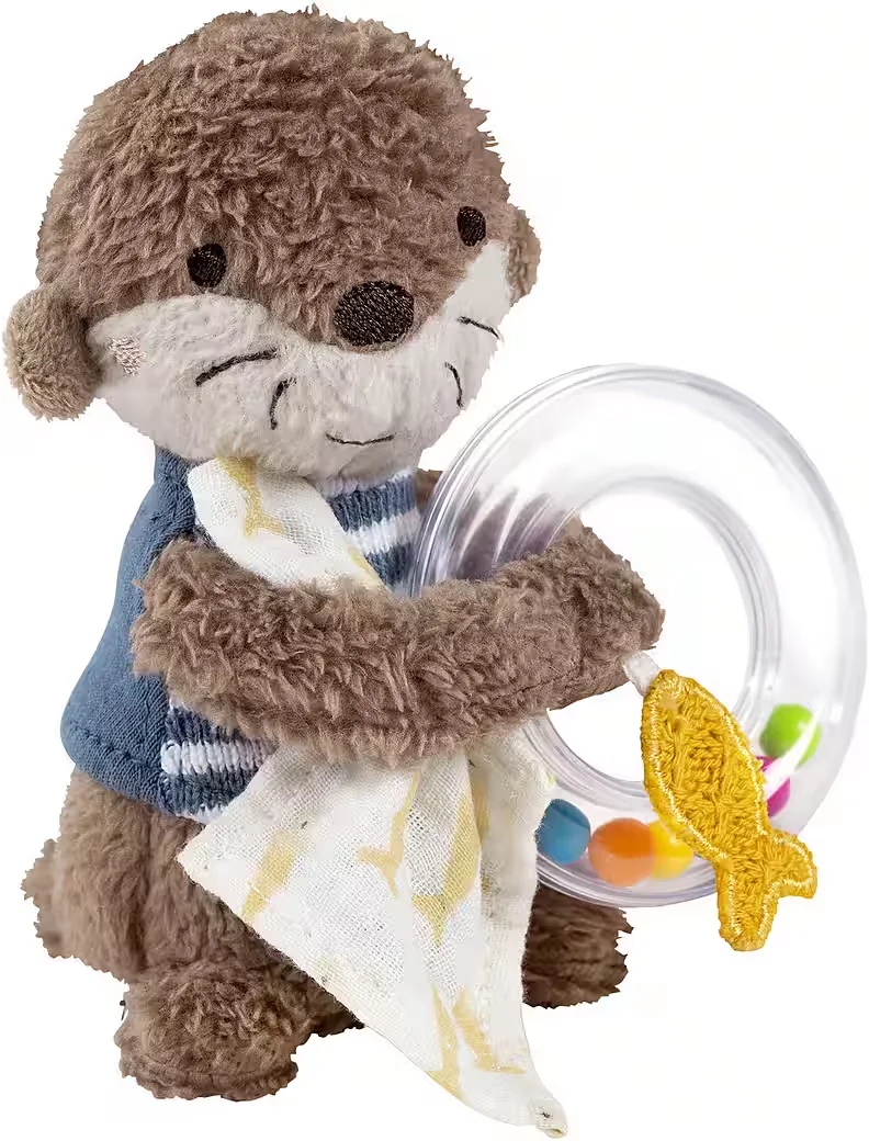FEHN Rasselring Otter Theo Babyrassel Greifling