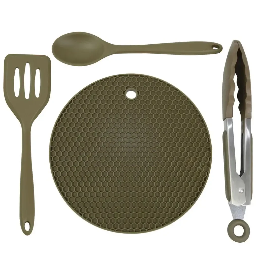 Trakker Armolife Silikon Küchenutensilien Set für Camping