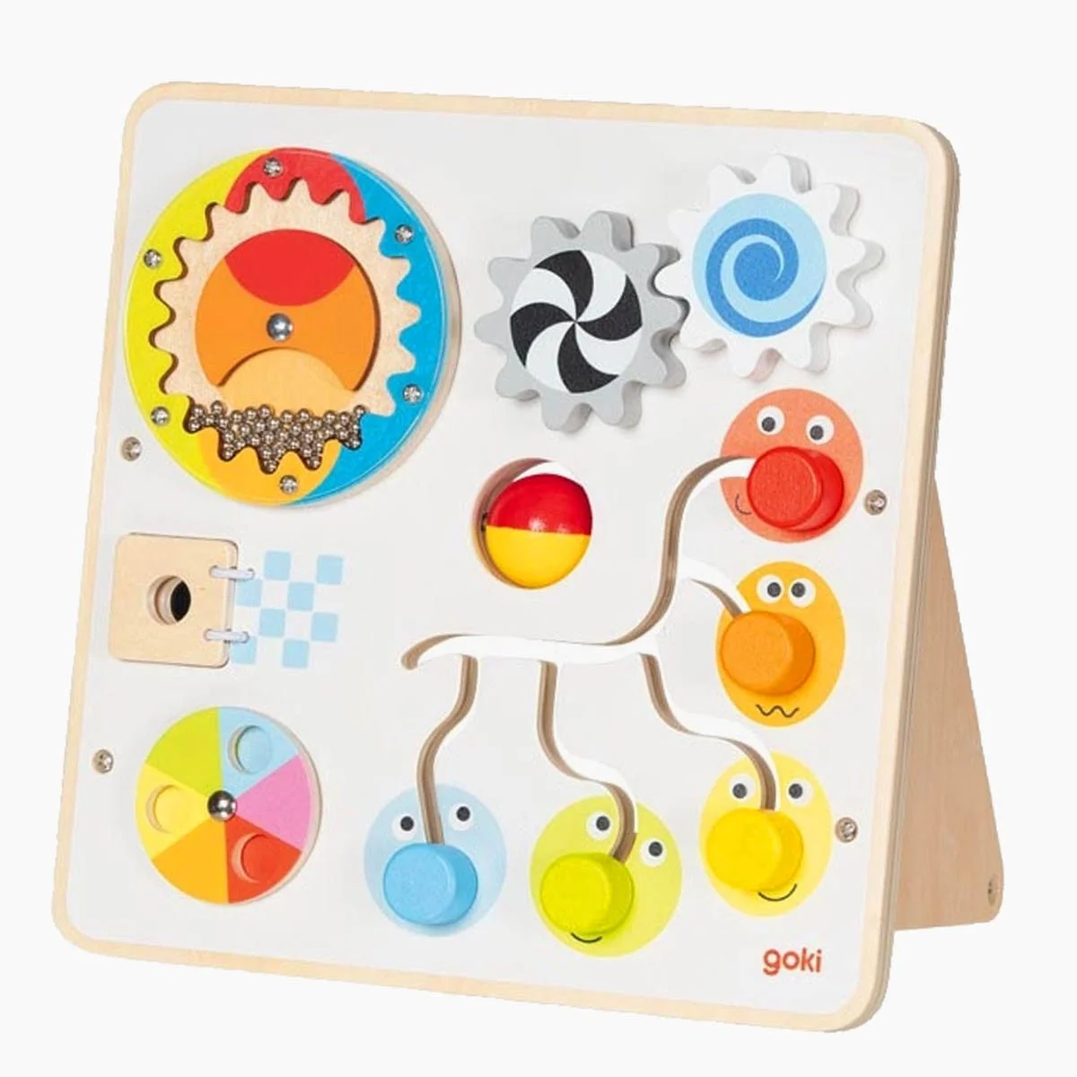 Goki Activity- und Motorikboard Lernspielzeug für Kinder