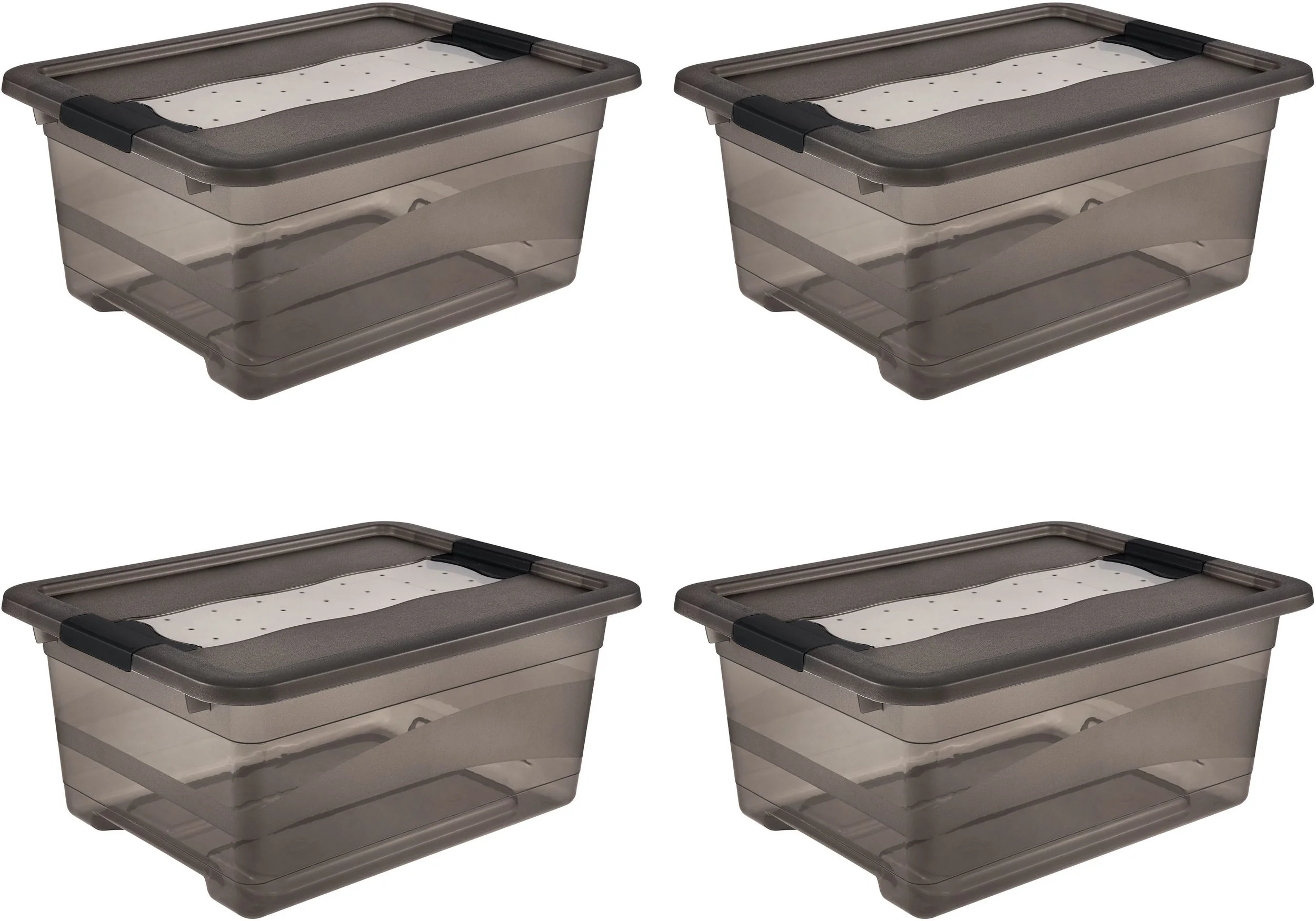 KEEEPER Aufbewahrungsbox Cornelia 4er Set 12 l 39,5 x 29,5 x 17,5 cm