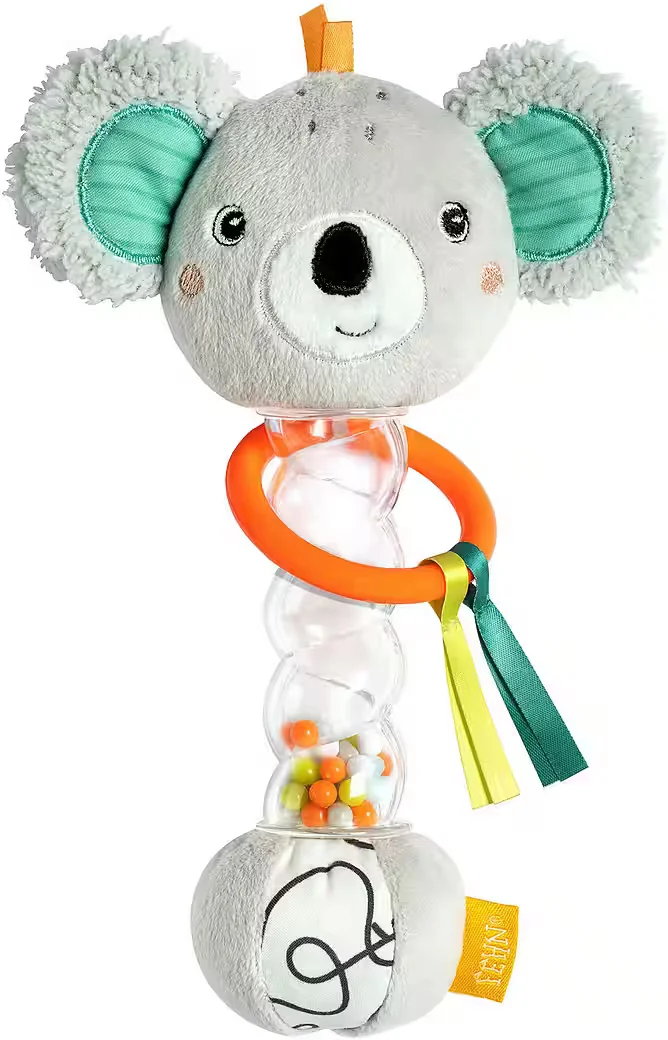 Fehn DoBabyDoo Greifspielzeug Koala Rassel Regenmacher Baby