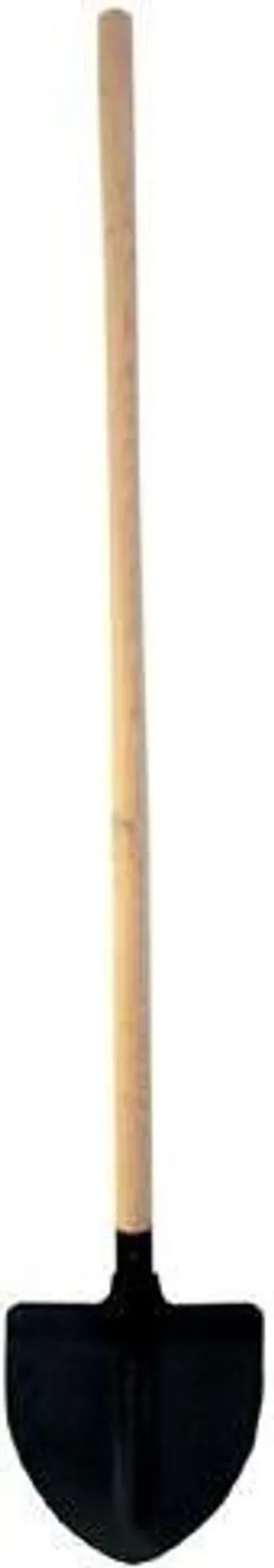 Herzschaufel – schwarz, mit Stiel