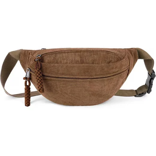 LUXUSKOLLEKTION Bauchtasche Damen Cord Gürteltasche Umhängetasche