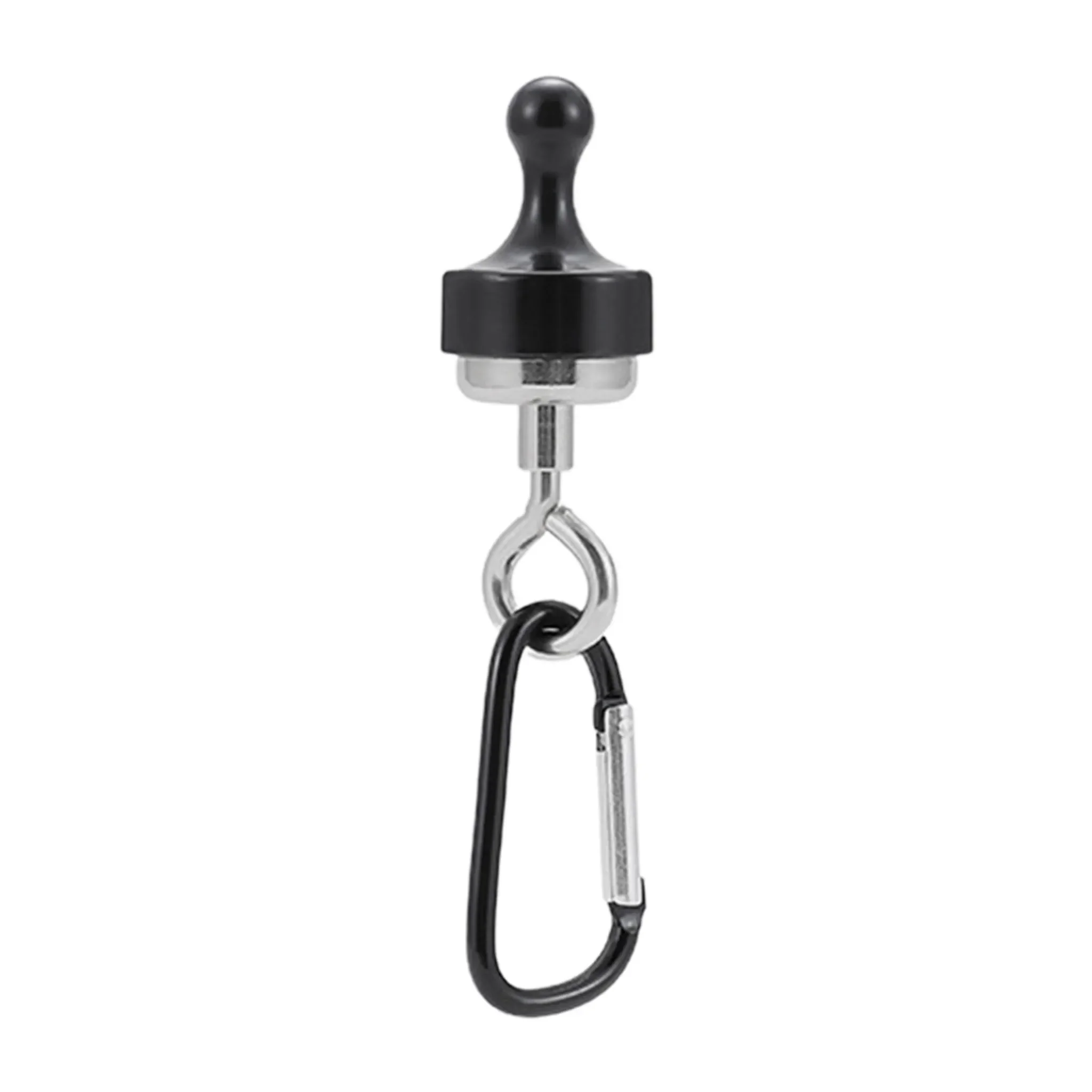 Magnetischer Karabinerhaken – Outdoor- & Campinghaken, schwarz