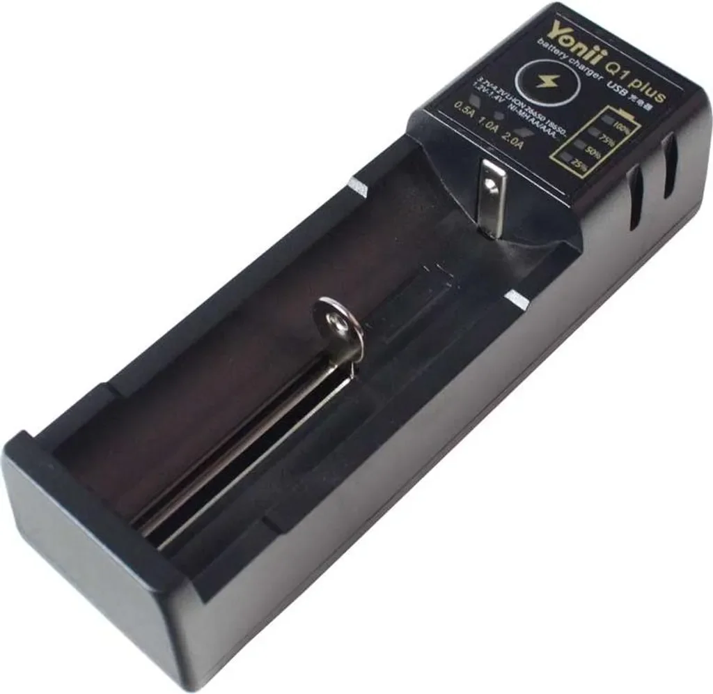 Professor Optiken Ladegerät Li-Ion/NiMH/NiCd 1-fach Powerbank 18650