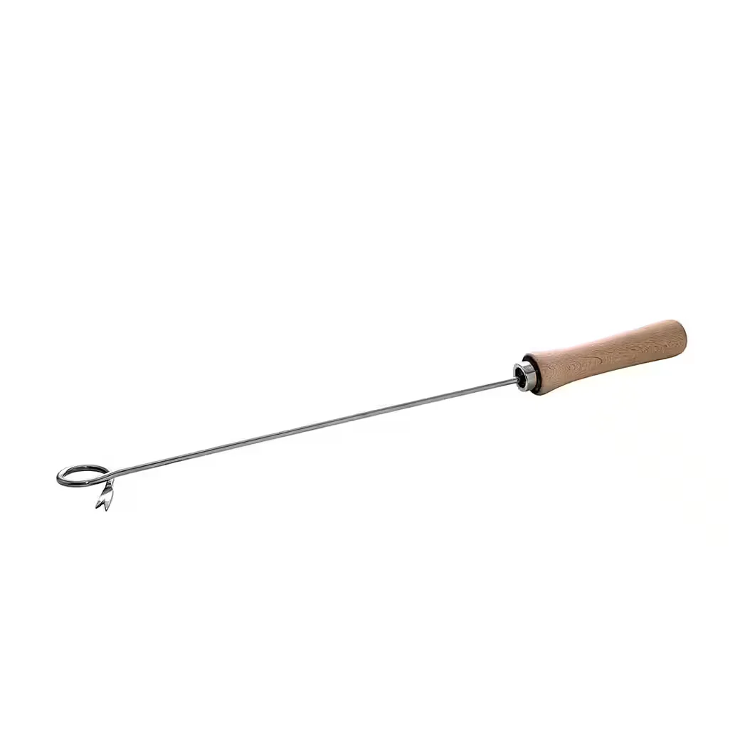 GAUMENKICK Grillbesteck Set Edelstahl Wender Kreisgabel Fleischhaken