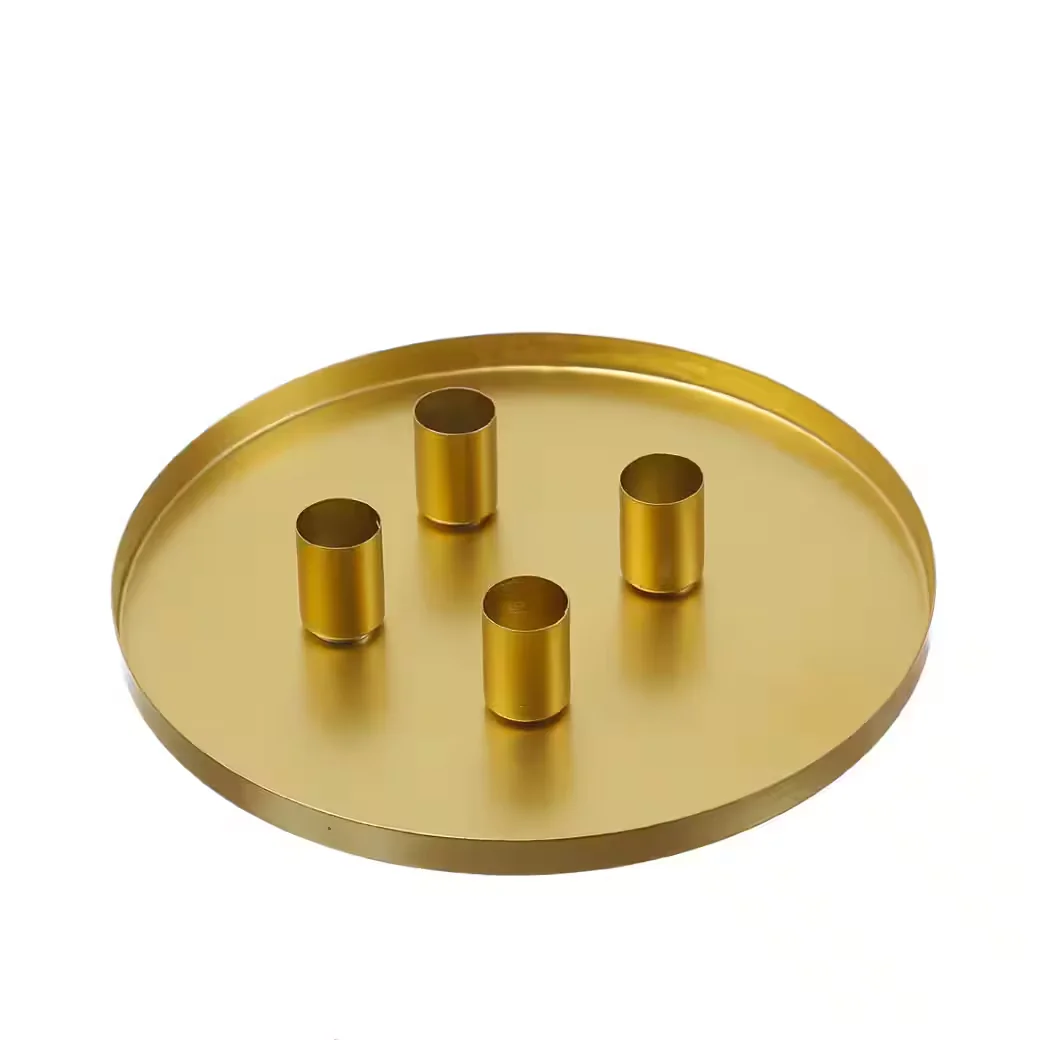 MARELIDA magnetisches Kerzentablett 25 cm Stabkerzenhalter Advent