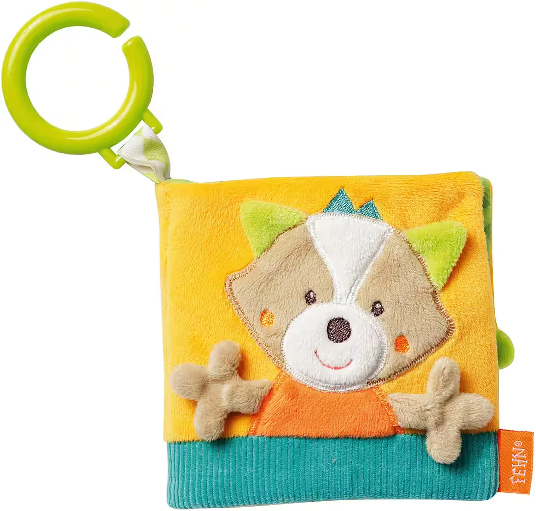 FEHN Greifspielzeug Stoffbuch Fuchs Sleeping Forest für Babys
