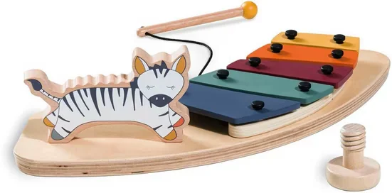 Hauck Play Music Zebra Spielzeug Musikinstrument für Hauck Play Tray