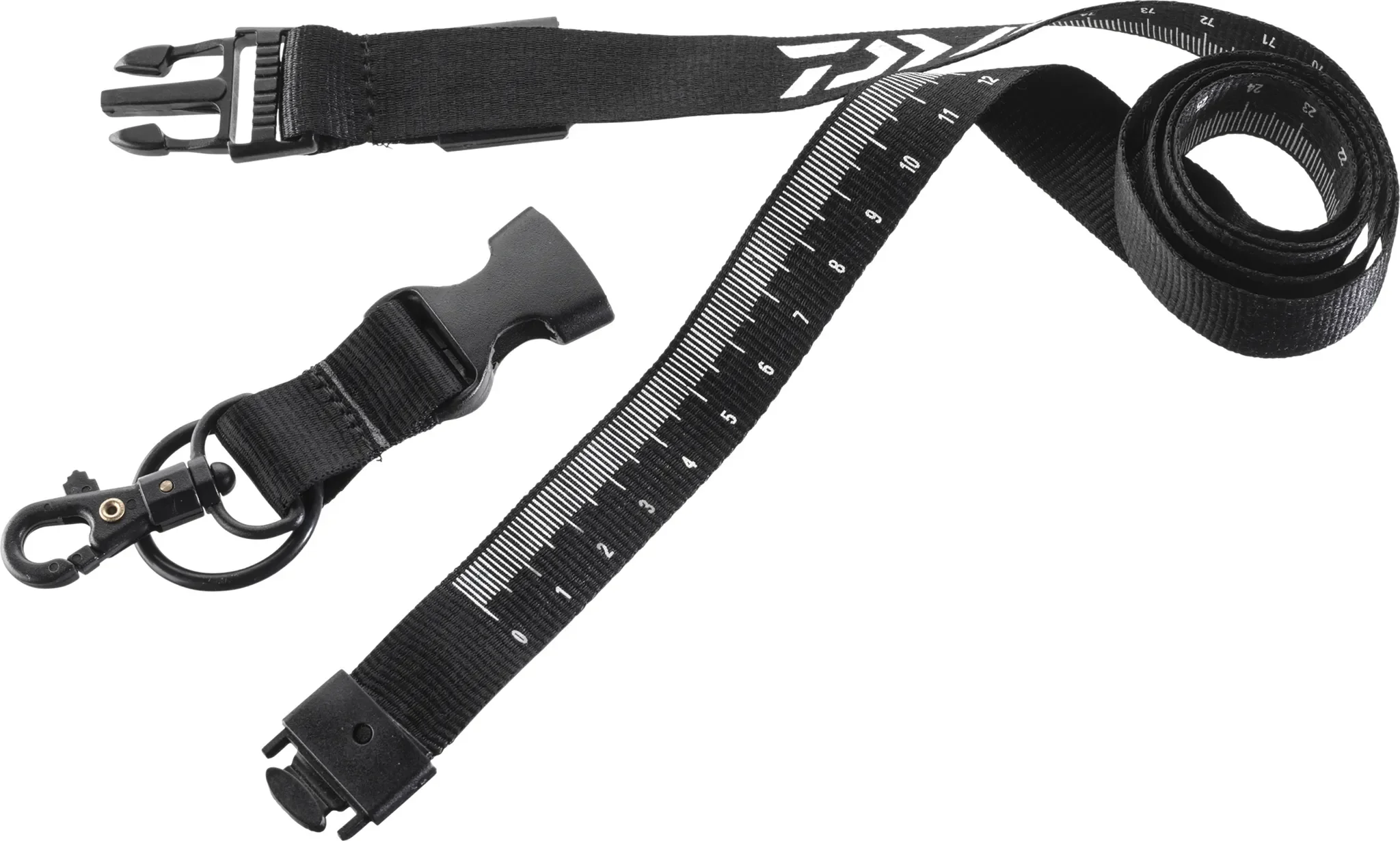 Lanyard mit Maßband – 100 cm, Schwarz