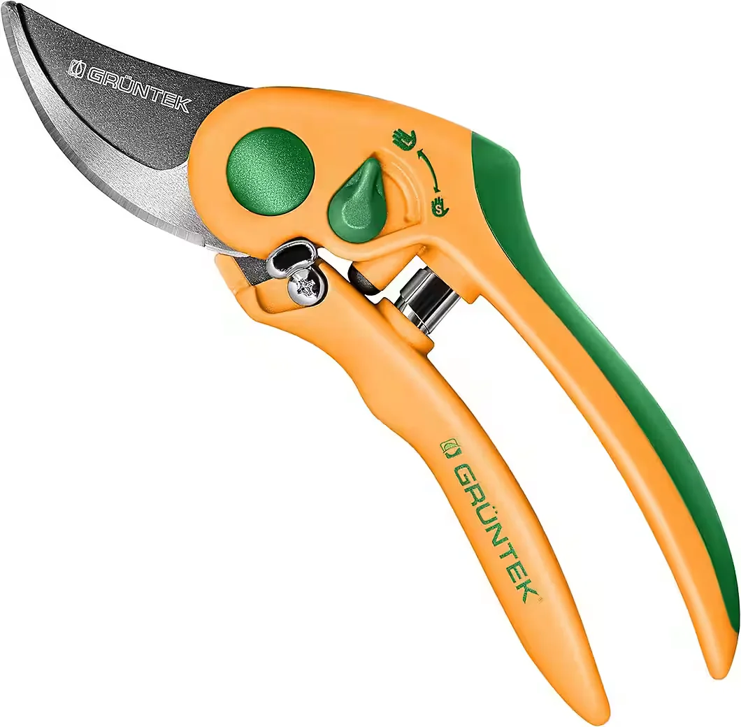 GRÜNTEK Gartenschere Flamingo, variable Öffnung, bis 19 mm Äste