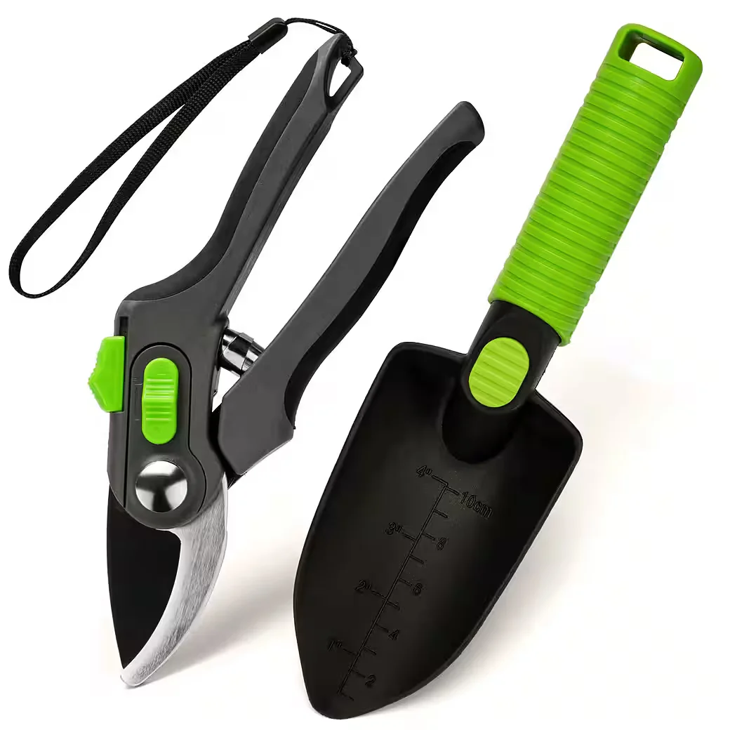 SURFOU Gartenscheren Set Astschere Rosenschere mit Gartenschaufel