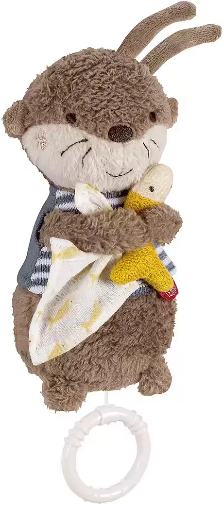 FEHN Spieluhr Otter Theo Mini Spieluhr Baby Einschlafhilfe