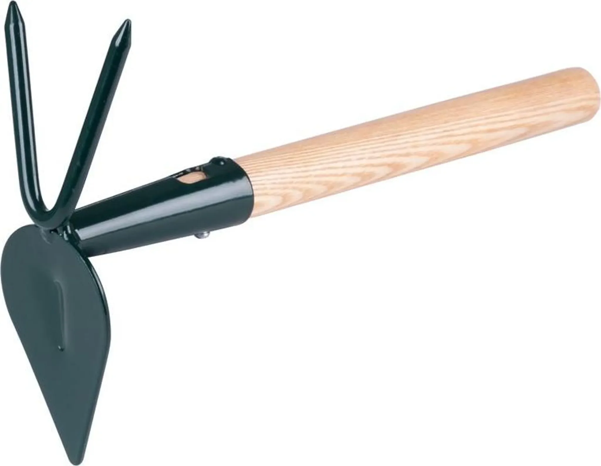 Hacke H005/250 – spitz, zweizackig, mit Stiel