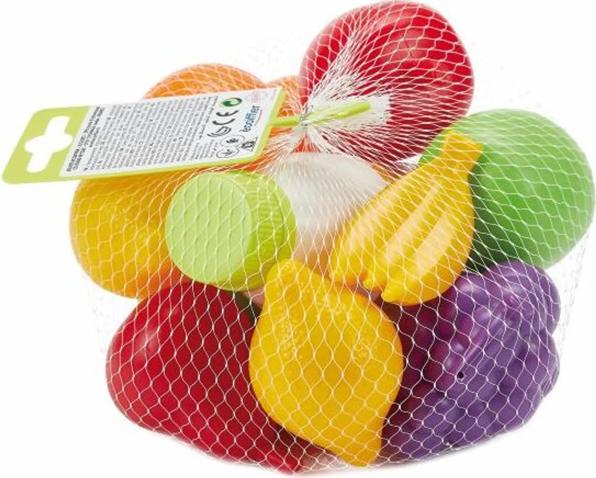 Ecoiffier Netz mit Früchten & Gemüse – Spielobst für Kaufladen