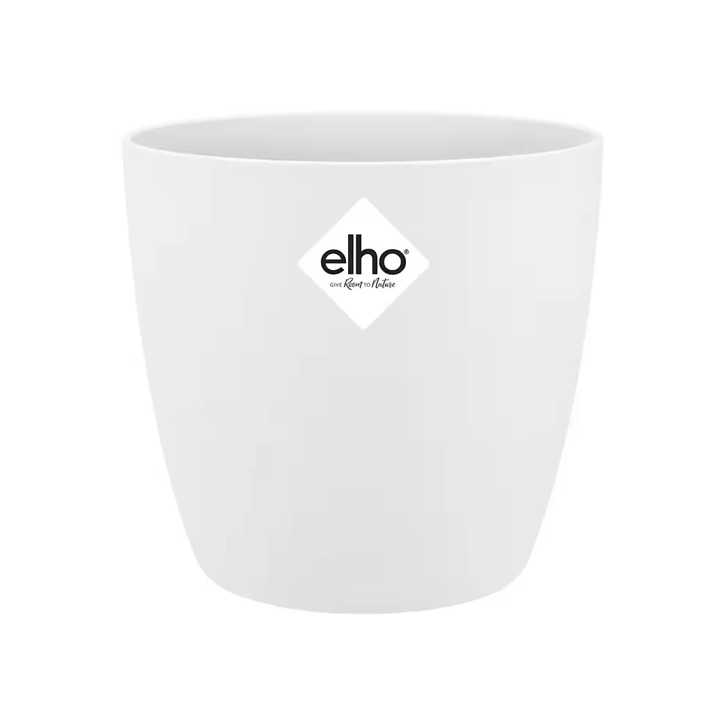 ELHO Übertopf Brussels Blumentopf weiß 9,5 cm x 8,5 cm