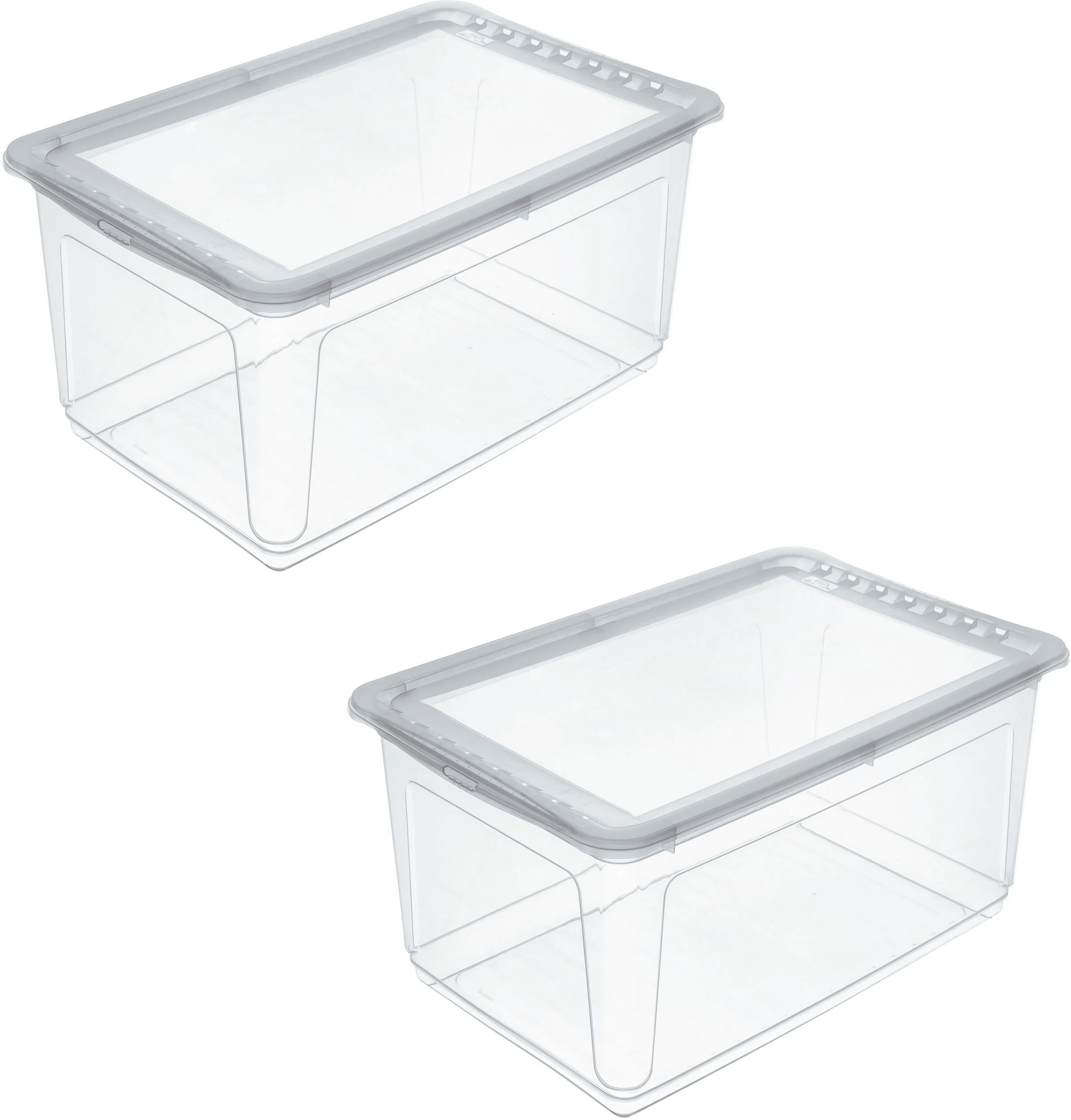 KEEEPER Aufbewahrungsbox bea 2er Set 43L Air Control 59x39x27 cm
