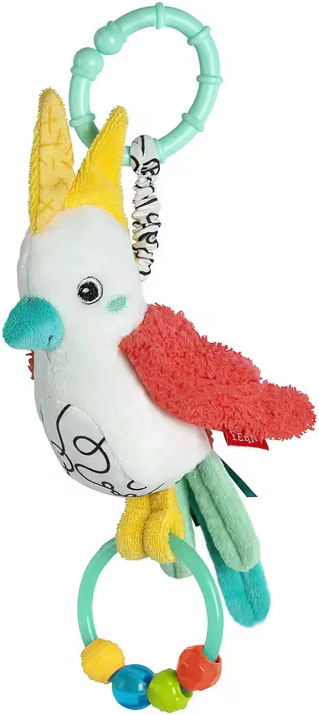 FEHN Greifspielzeug DoBabyDoo Zwitscher-Vogel für Babys