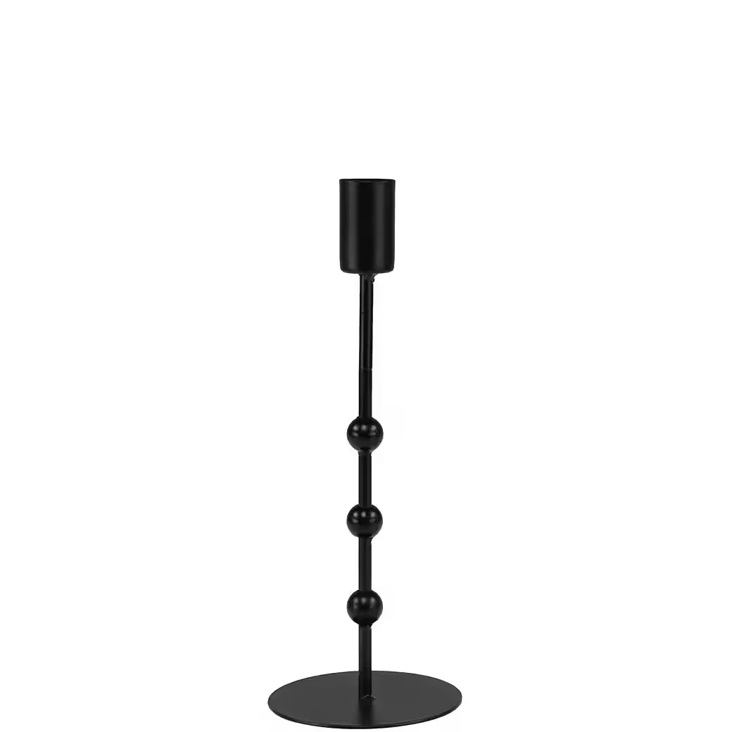 FLORISTS PRODUCTS Kerzenhalter Metall mit Kugel-Design für Stabkerzen
