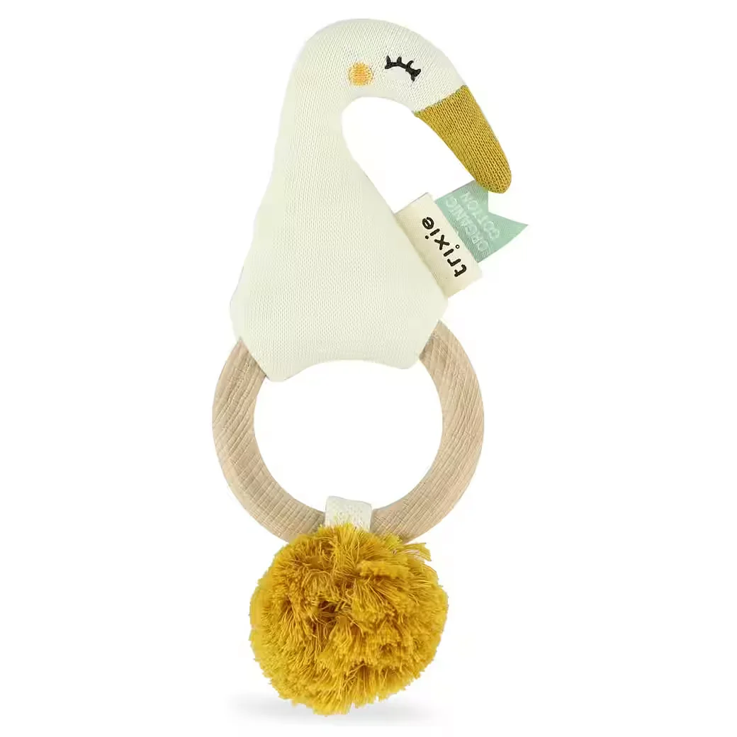TRIXIE BABY Beißring Ø 7 cm Greifling Babyspielzeug Kuscheltier