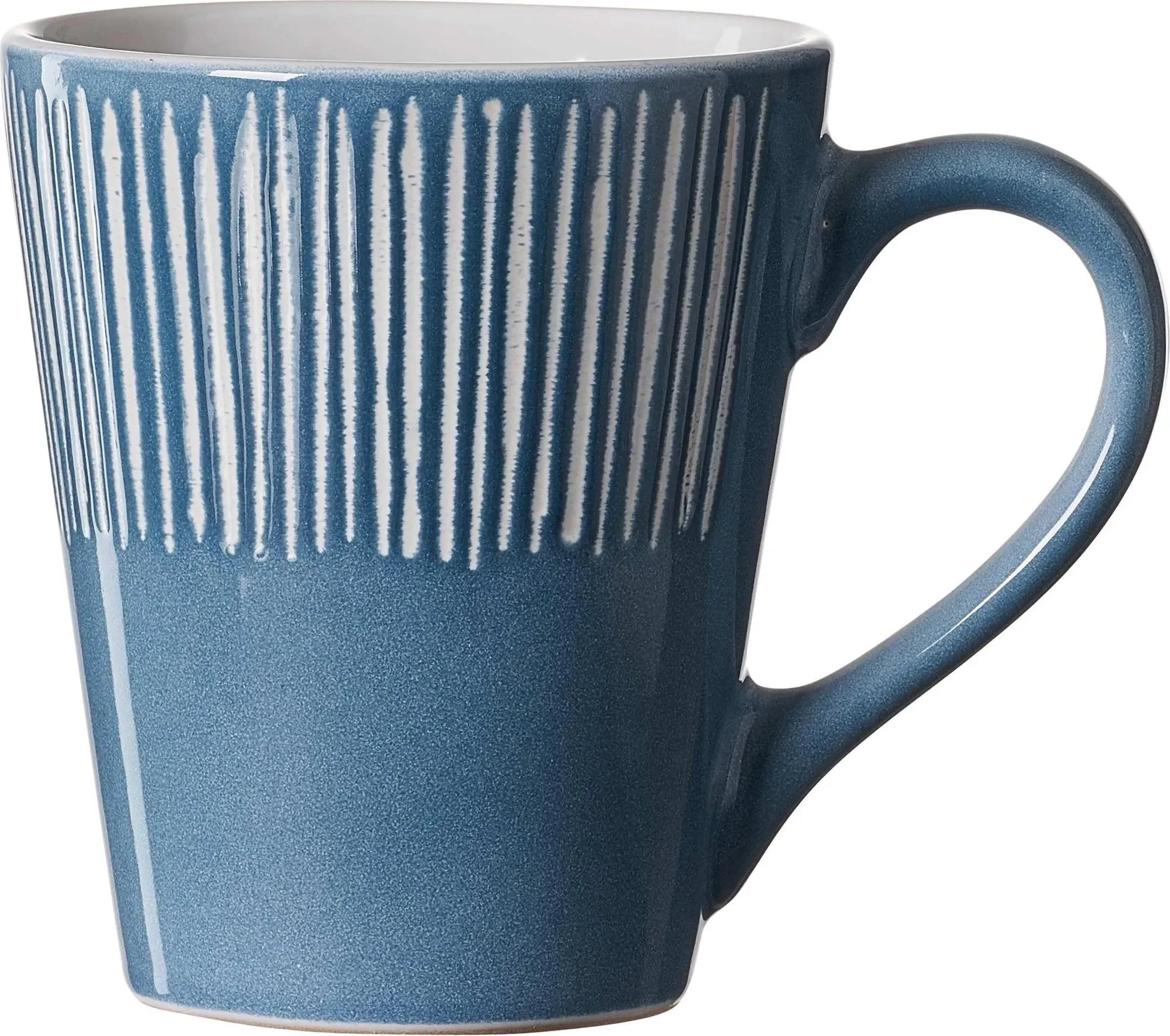 Kaffeebecher „Banda“ – Steingut, Blau, 315 ml