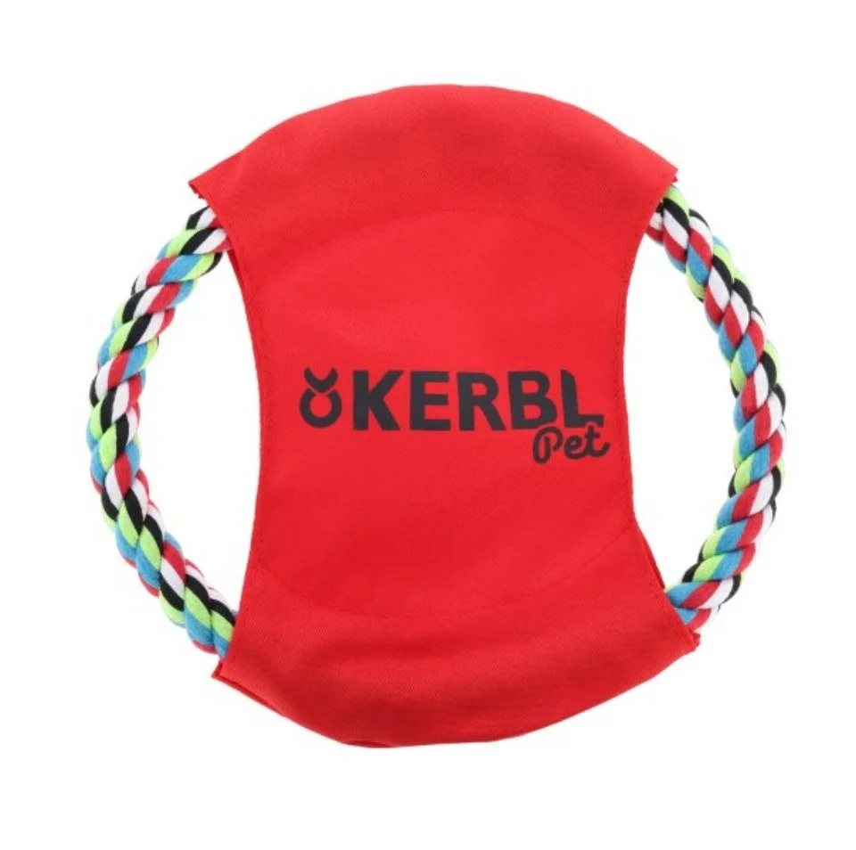 KERBL Hundespielzeug Frisbee rot Durchmesser 22 cm 82328
