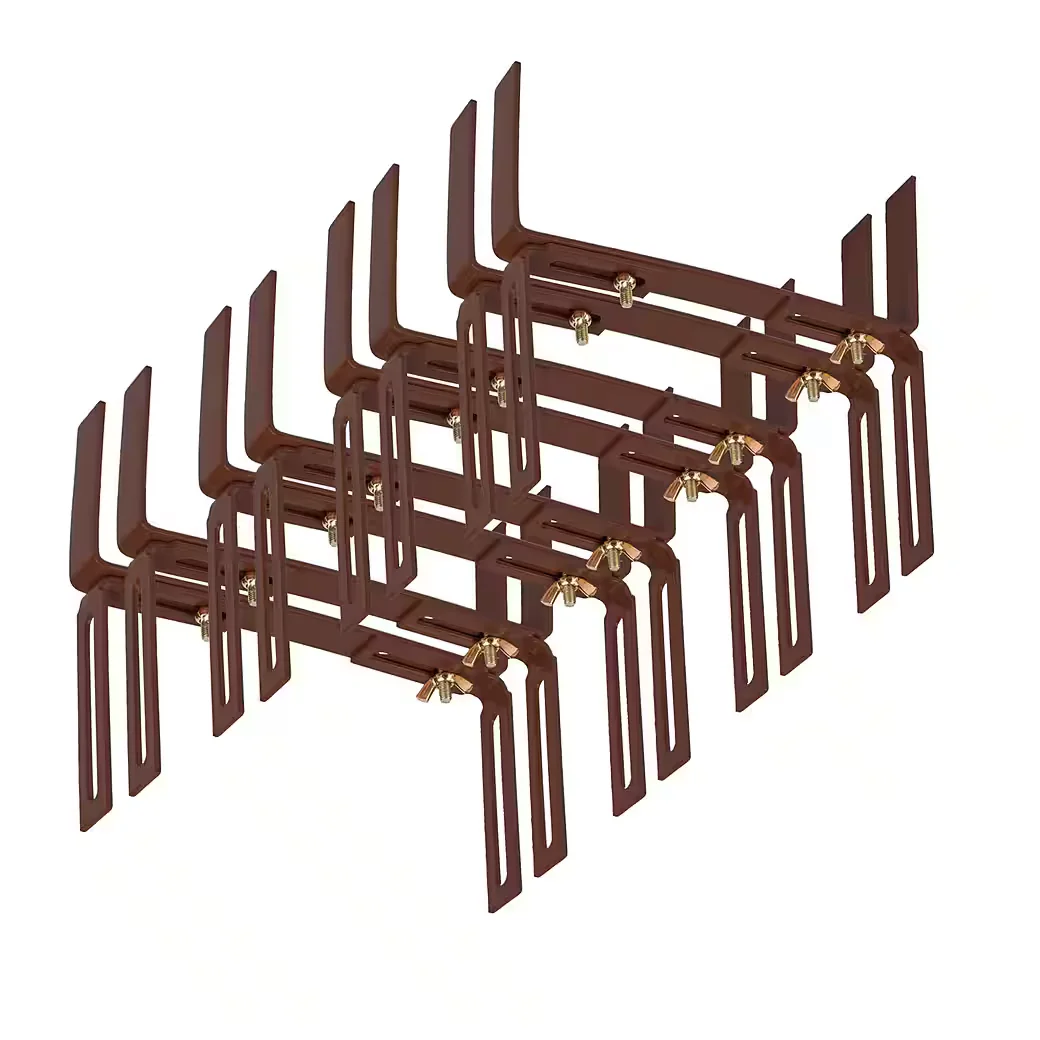 BIGDEAN Balkonkastenhalter H-Form 4er-Set verstellbar 20 kg