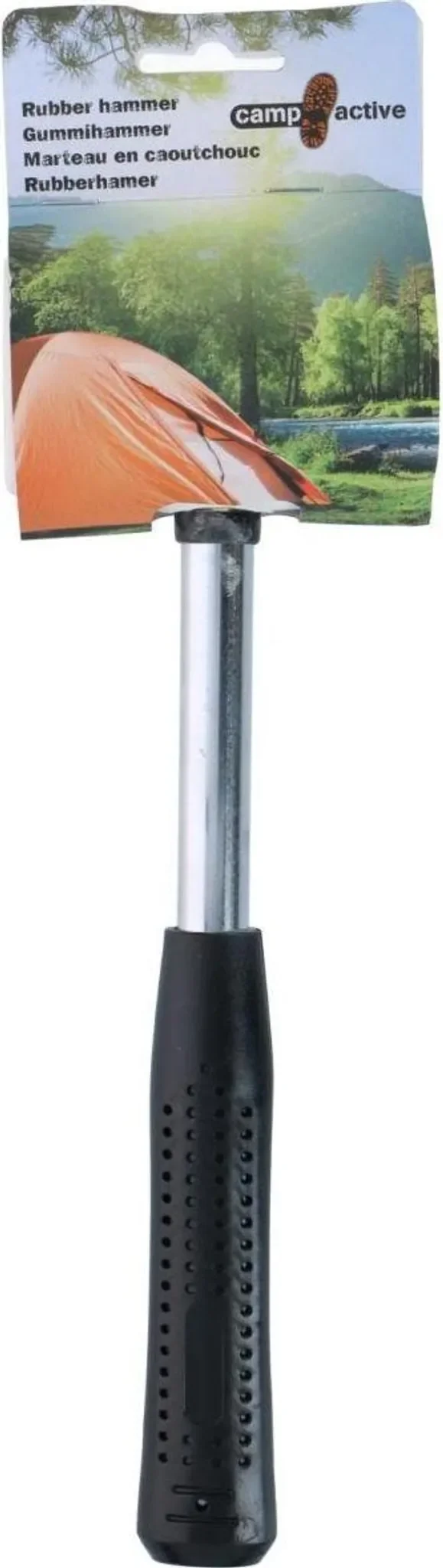 Gummihammer für Camping – Zelt­hammer mit Gummikopf