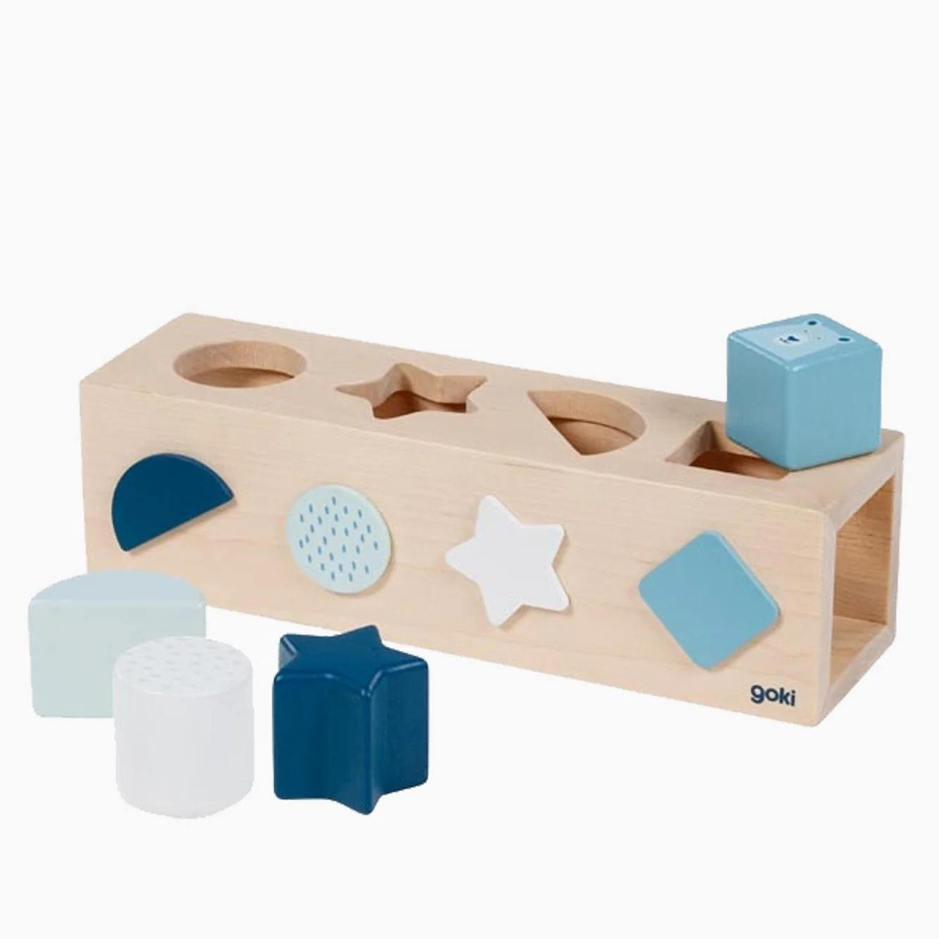 Goki Steckspielzeug Sortierbox Sort Box Lifestyle Azur